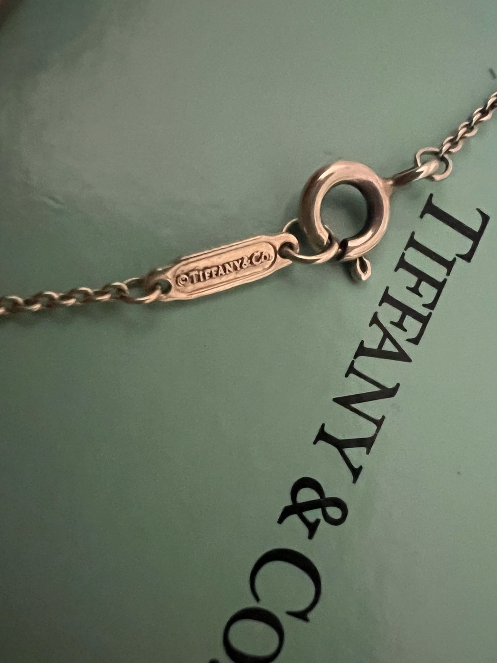 Tiffany & Co. Silver Mini Double Heart Pendant Necklace - Picture 3 of 9